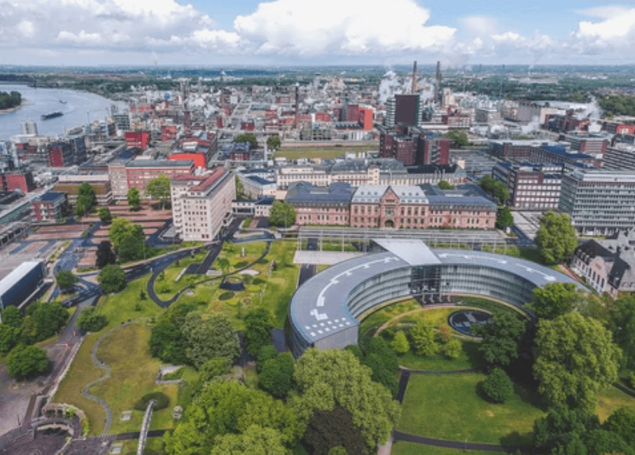 Foto der Innenstadt Leverkusen