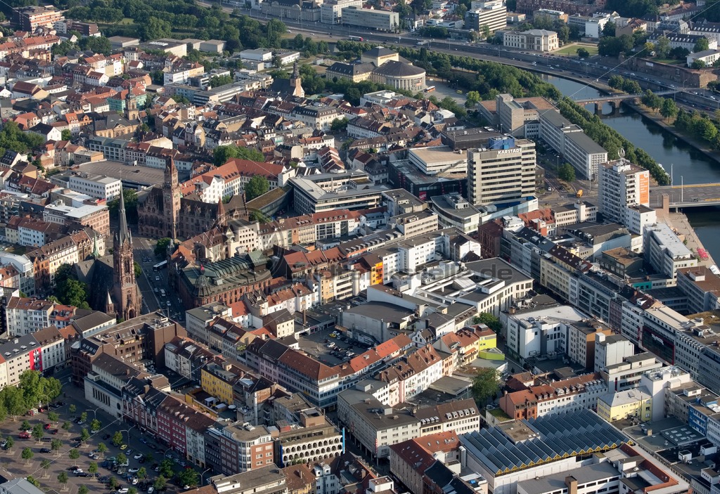 Wolfratshausen Stadt - Luftaufnahme