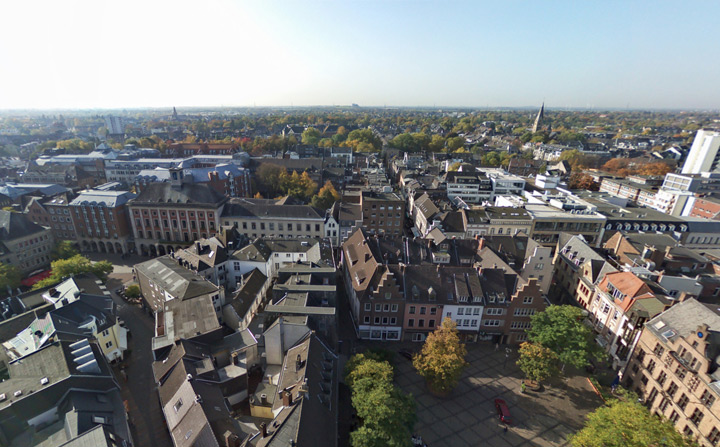 Wolfratshausen Stadt - Luftaufnahme